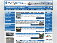 Tablet Screenshot of boat4auction.co.uk